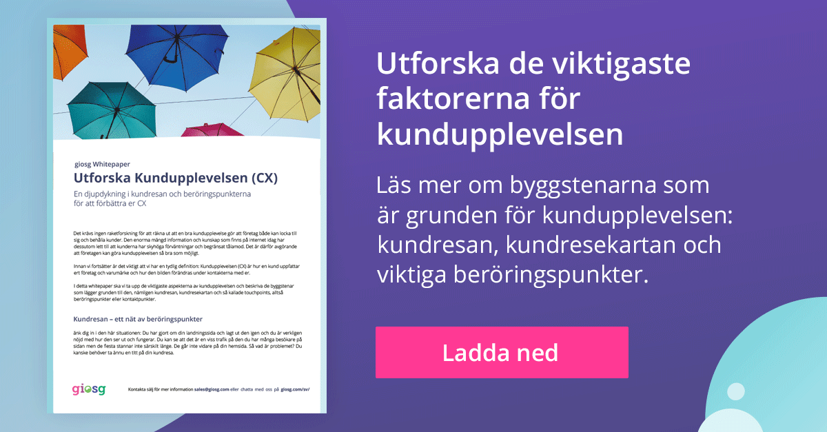 Whitepaper om kundupplevelsen